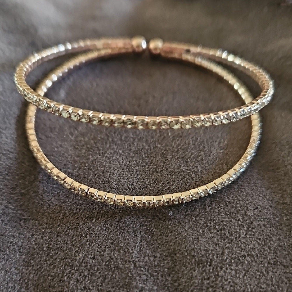 Elegant Gold and Silver Bracelet Set